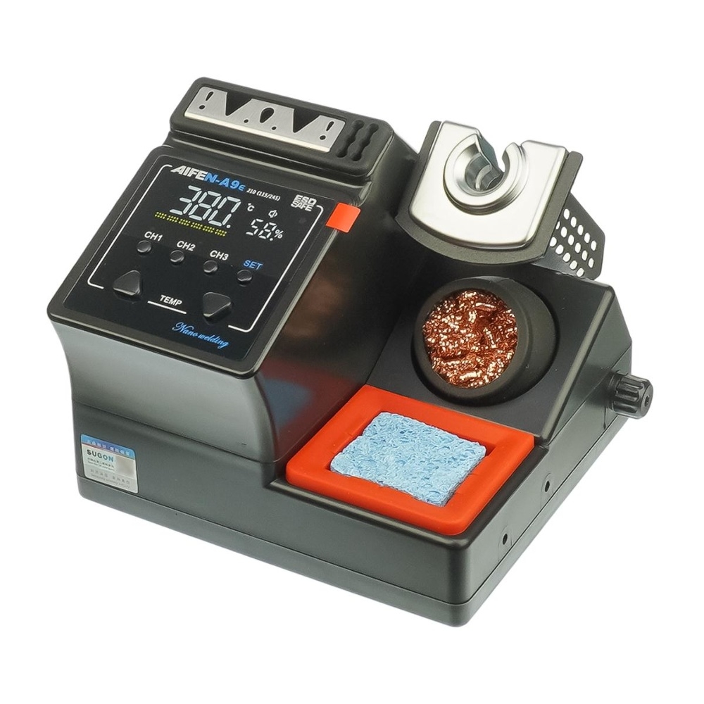 Паяльная станция прецизионная Aifen A9e-470 (паяльник стандарта JBC 470, 3 канала памяти, 160W, 100C - 450C)