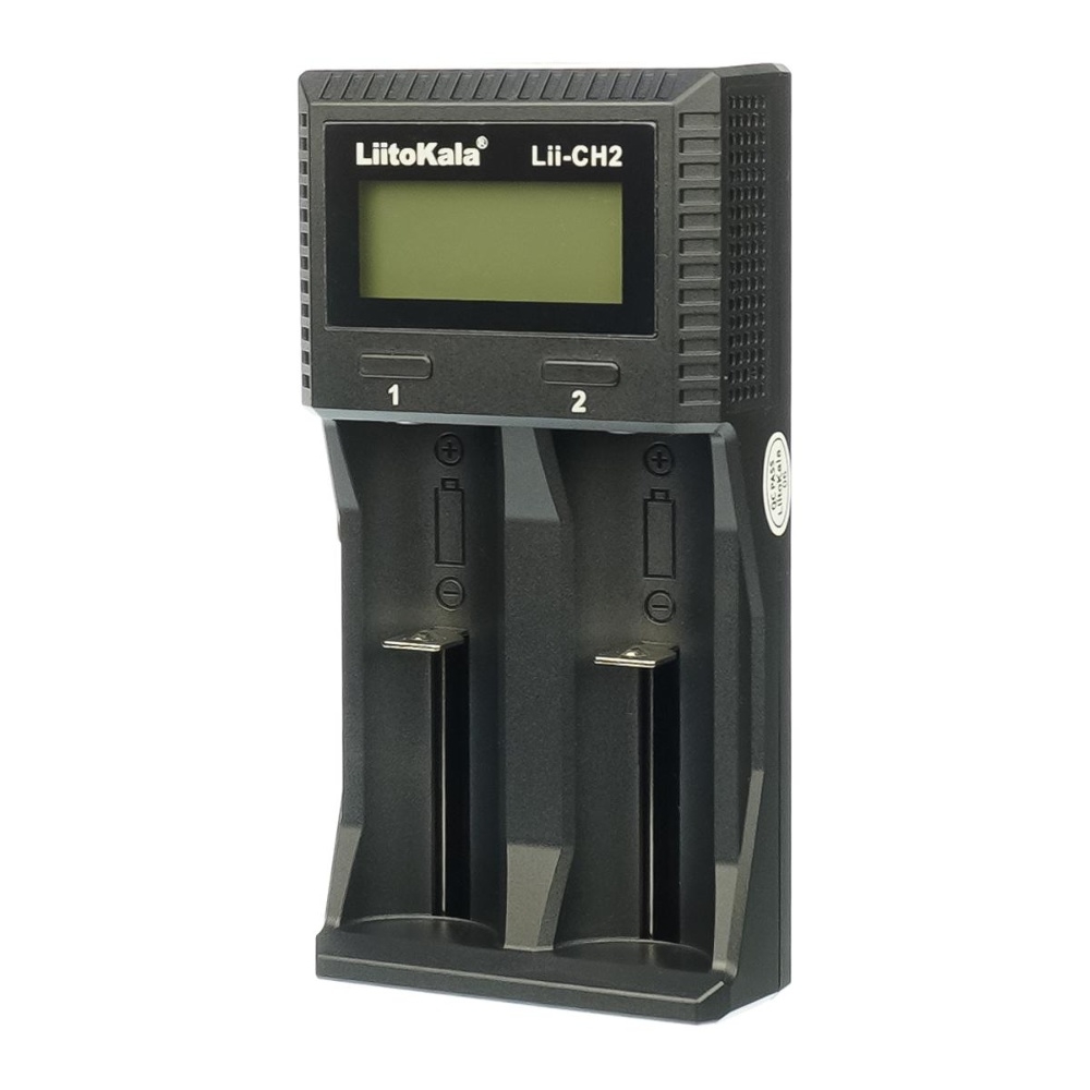 Универсальное зарядное устройство LiitoKala Lii-CH2 для аккумуляторов 18650/ АА/ ААА и других, 2 слота