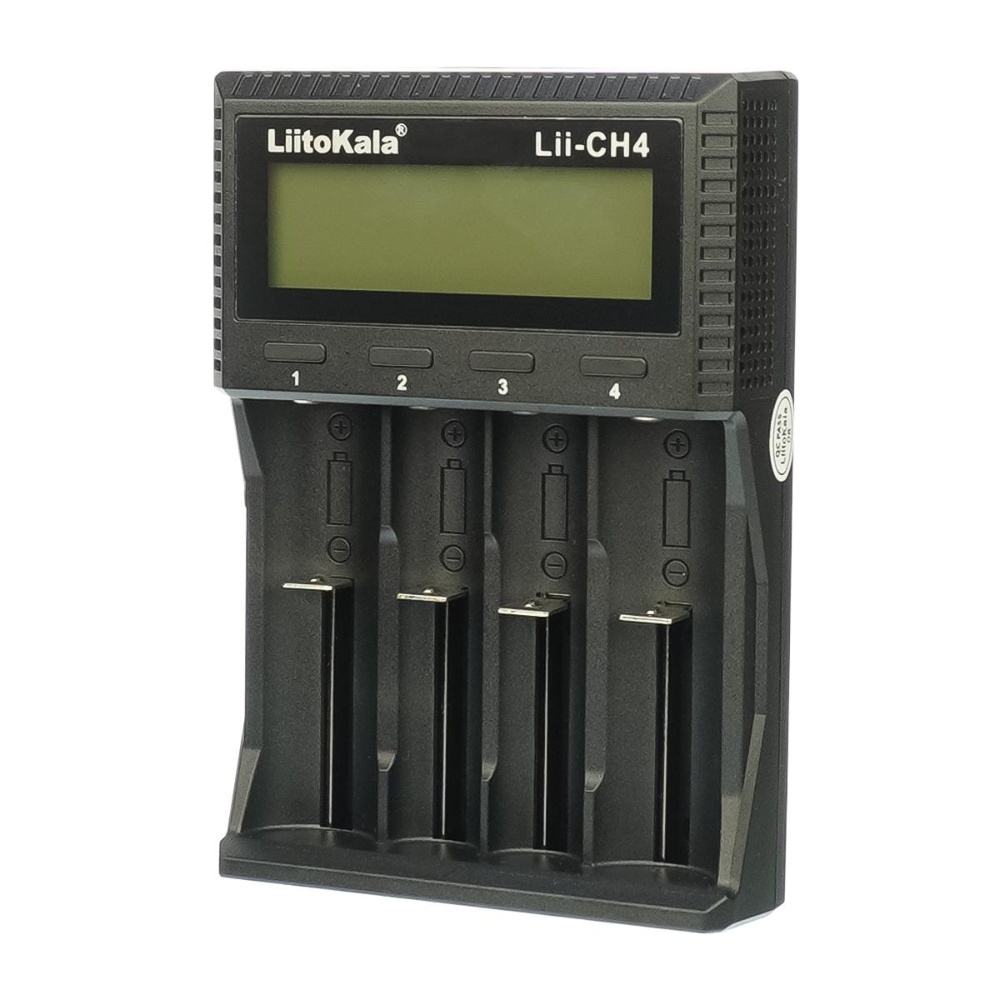 Универсальное зарядное устройство LiitoKala Lii-CH4 для аккумуляторов 18650/ АА/ ААА и других, 4 слота