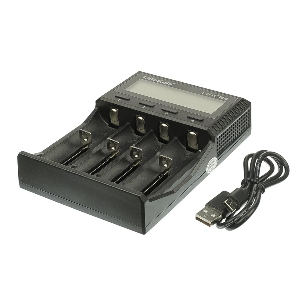 Универсальное зарядное устройство LiitoKala Lii-CH4 для аккумуляторов 18650/ АА/ ААА и других, 4 слота