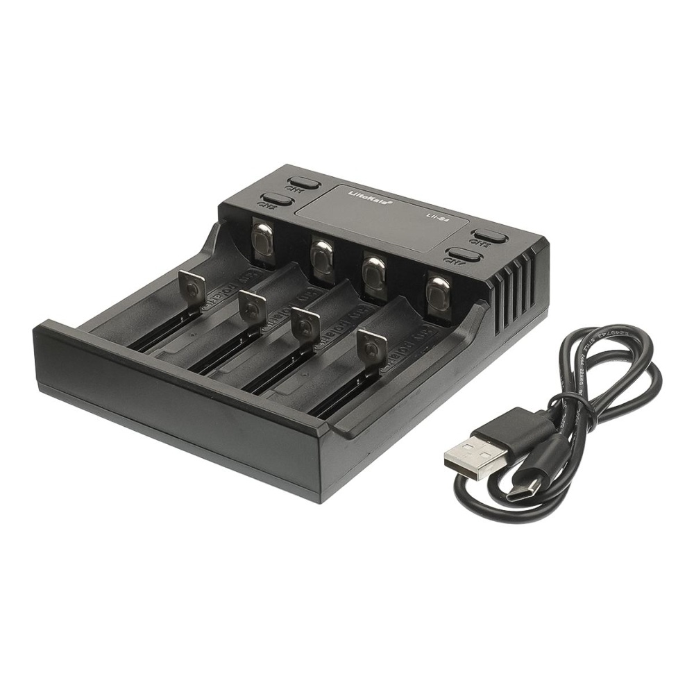 Универсальное зарядное устройство LiitoKala Lii-S4 для аккумуляторов 18650/ АА/ ААА и других, 4 слота