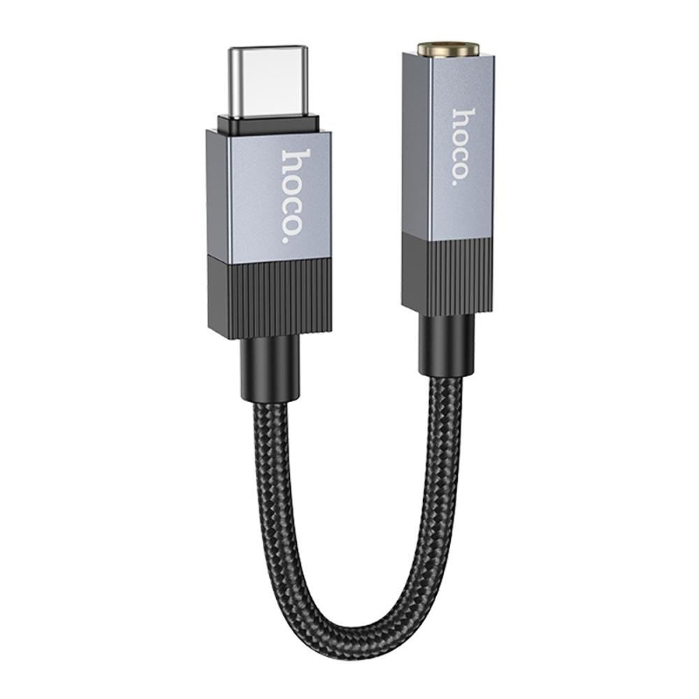 Адаптер переходник Hoco UPA32C Type-C to Jack 3.5 black