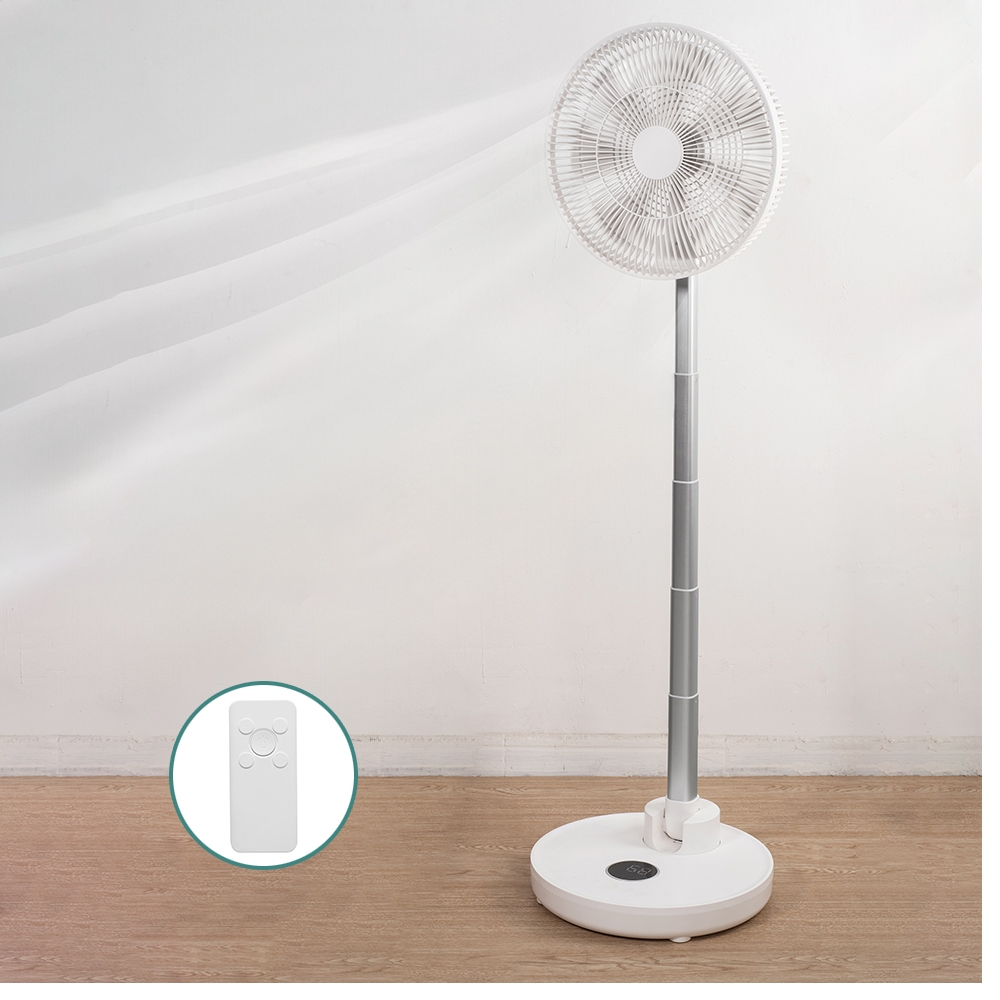 Настольный/ напольный беспроводной вентилятор GXQC D1201 white