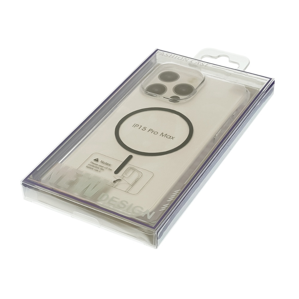 Чехол Fully-PC MagSafe для Apple iPhone 15 Pro Max прозрачный