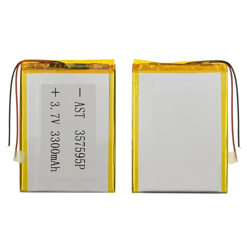 Акумулятор 357595P универсальный с контроллером, 3,1 х 71 х 96 мм (3000 mAh)/ для смартфона, планшета