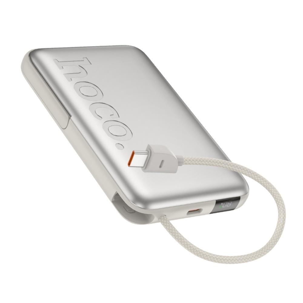 Power bank Hoco Q43 3в1 10000mAh PD 20W silver