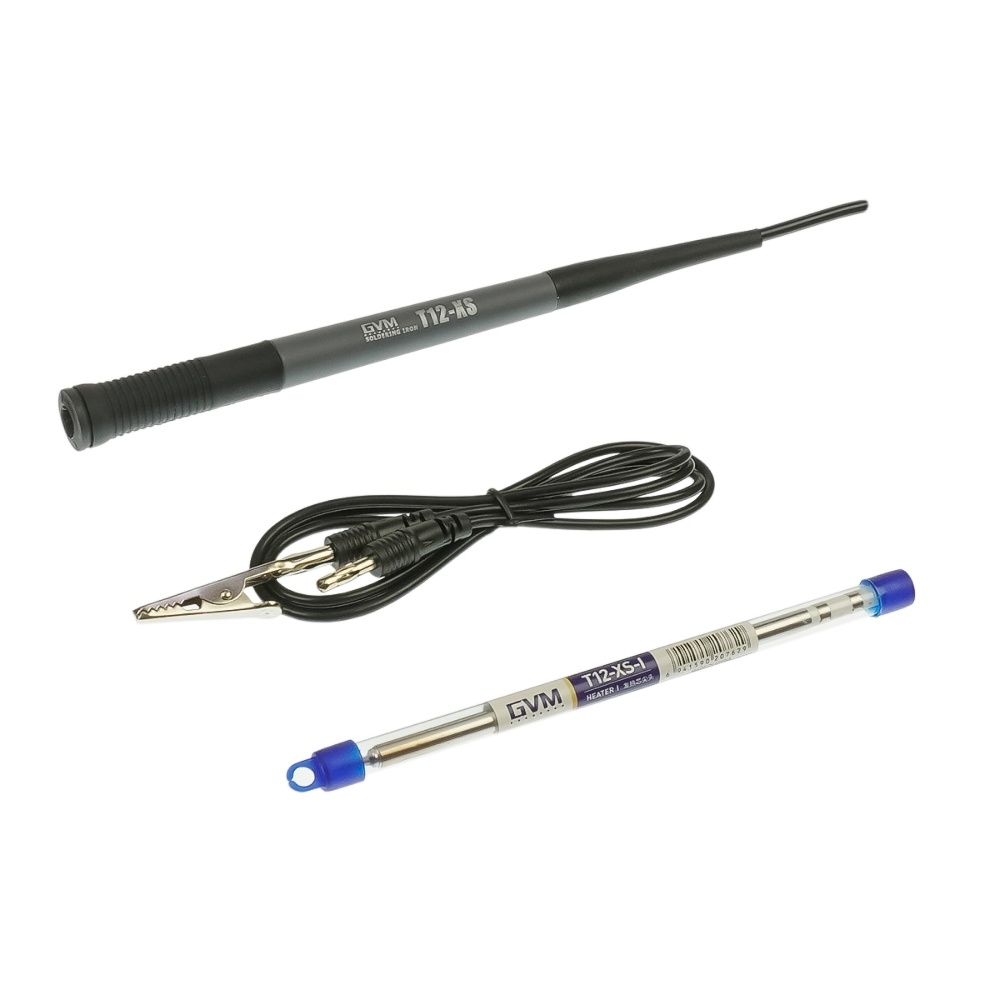 Паяльная станция прецизионная GVM T12-XS (паяльник T12, 3 канала памяти, 72W, 80C - 480C)