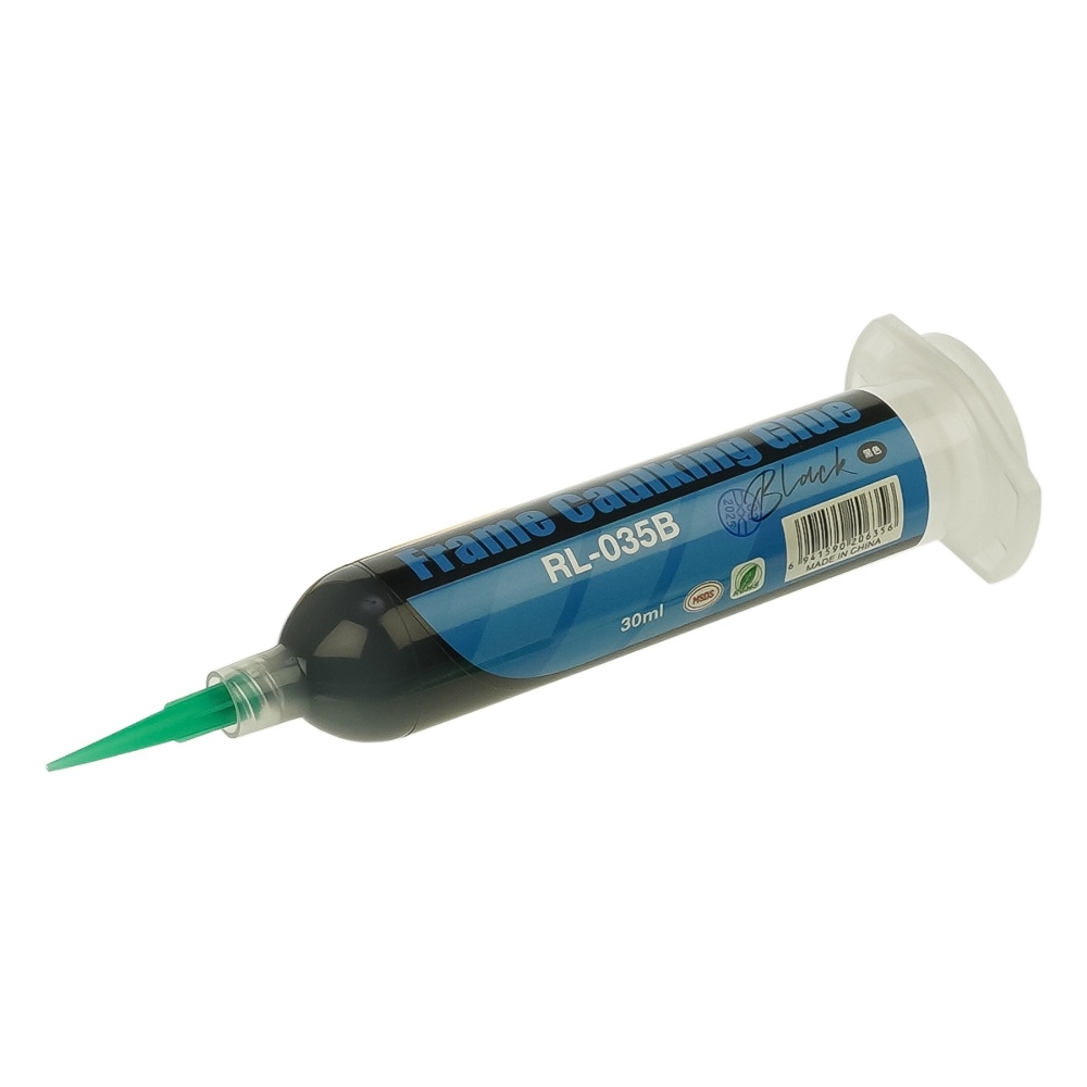 Клей полиуретановый Relife RL-035B, чёрный, 30ml, в шприце, быстросохнущий