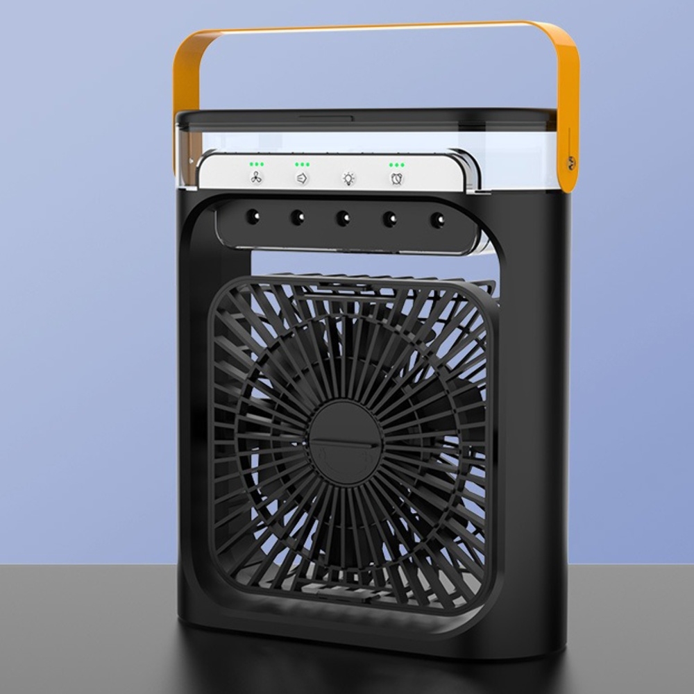 Настольный вентилятор FZM-04 с питанием от USB и функцией увлажнения black
