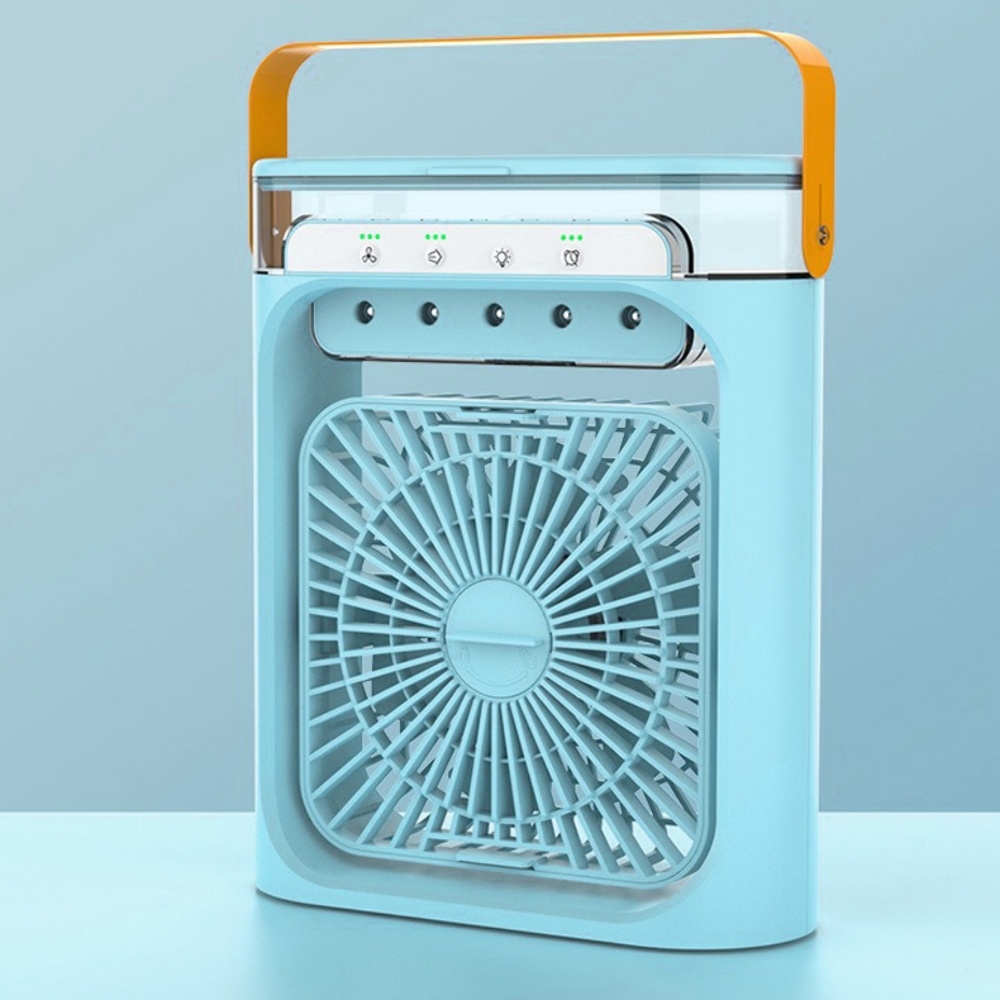 Настольный вентилятор FZM-04 с питанием от USB и функцией увлажнения blue