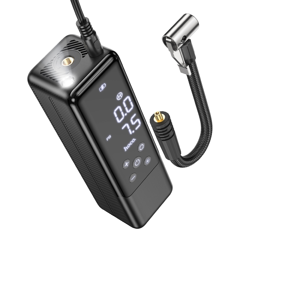 Автомобильный компрессор Hoco ZP5 черный