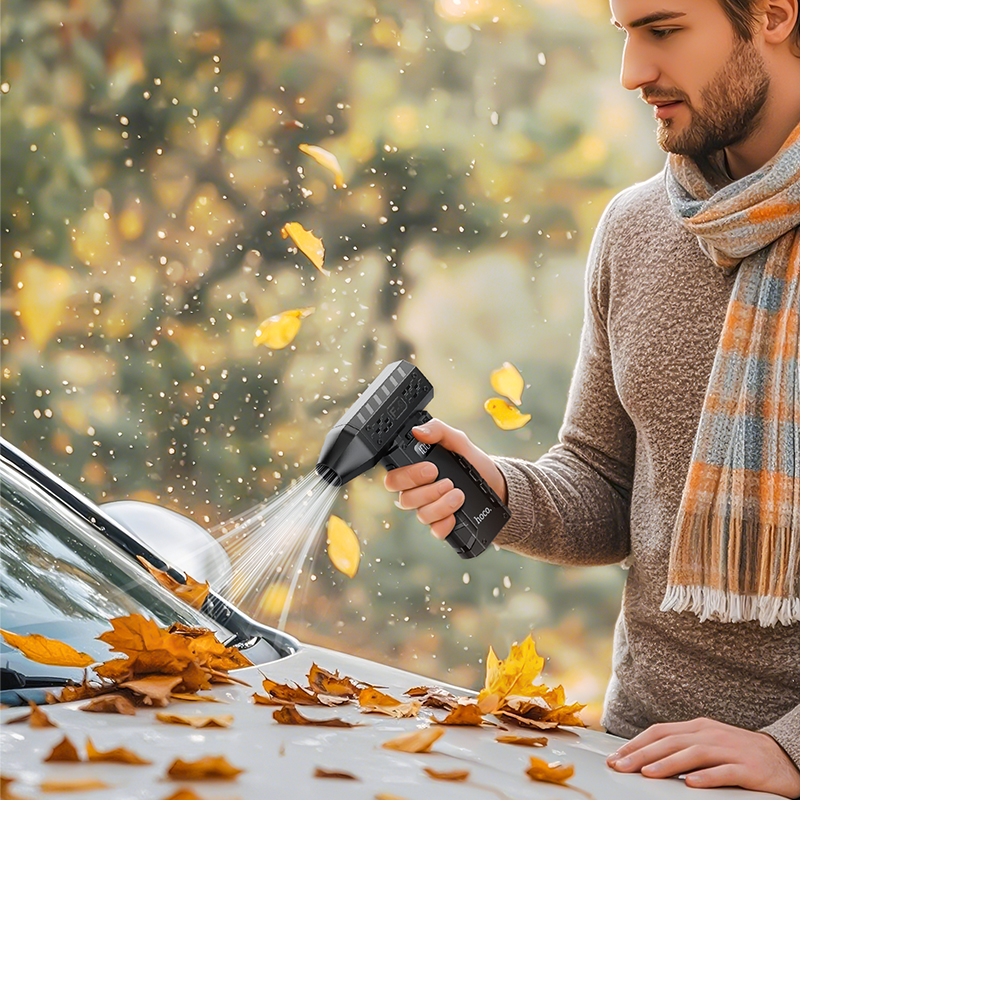 Ручной беспроводной турбовентилятор Hoco HX67 black