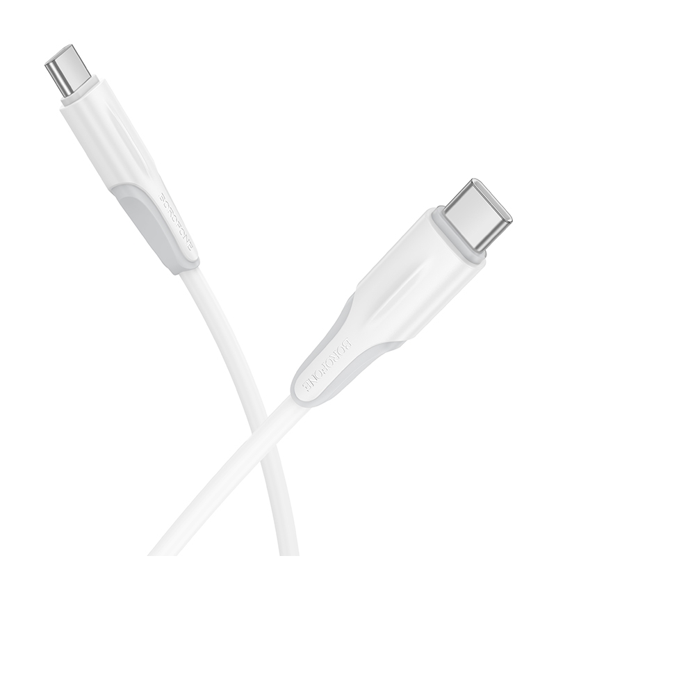 Кабель Borofone BX119 Type-C to Type-C PD 60W white
