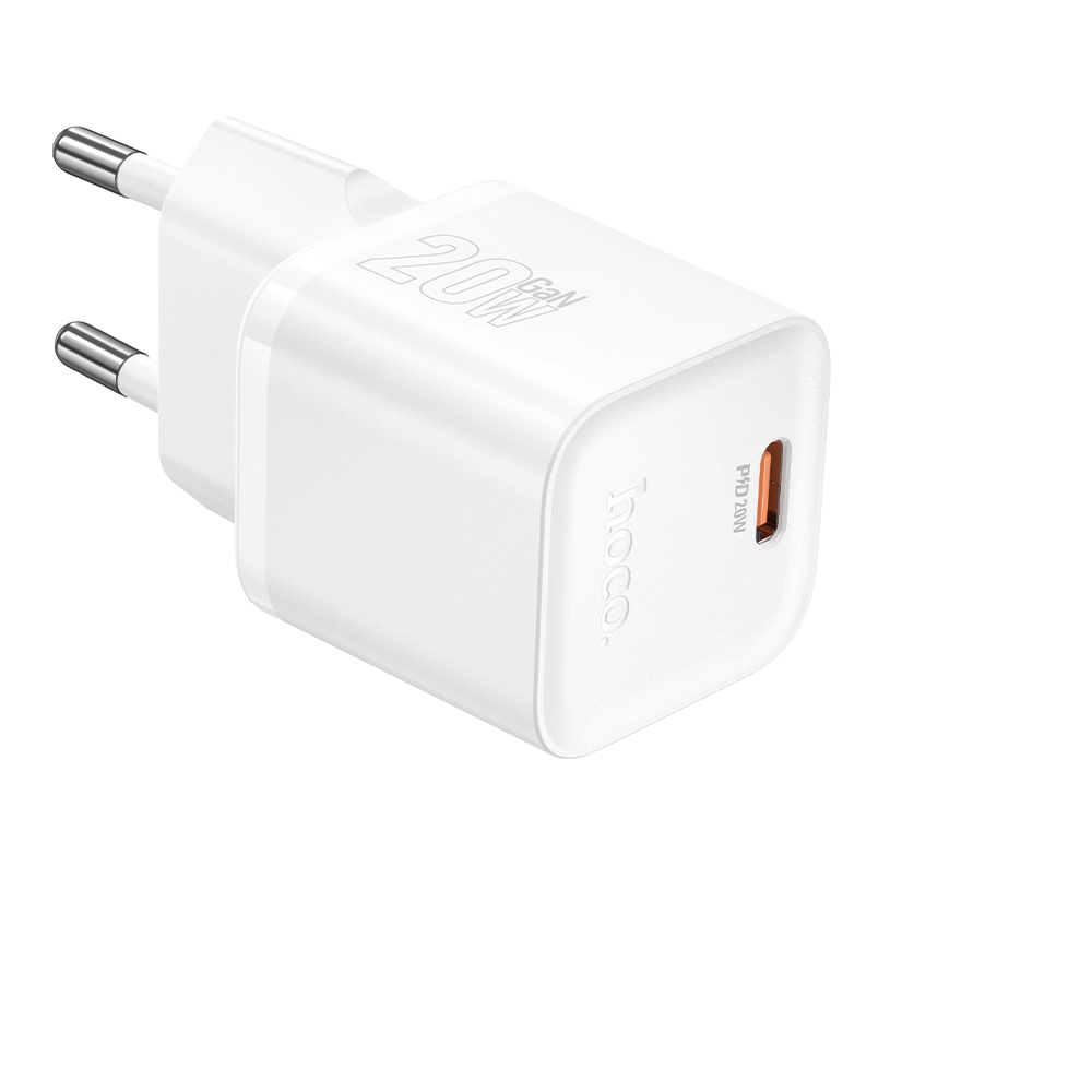 Сетевое зарядное устройство Hoco N64 Type-C PD white