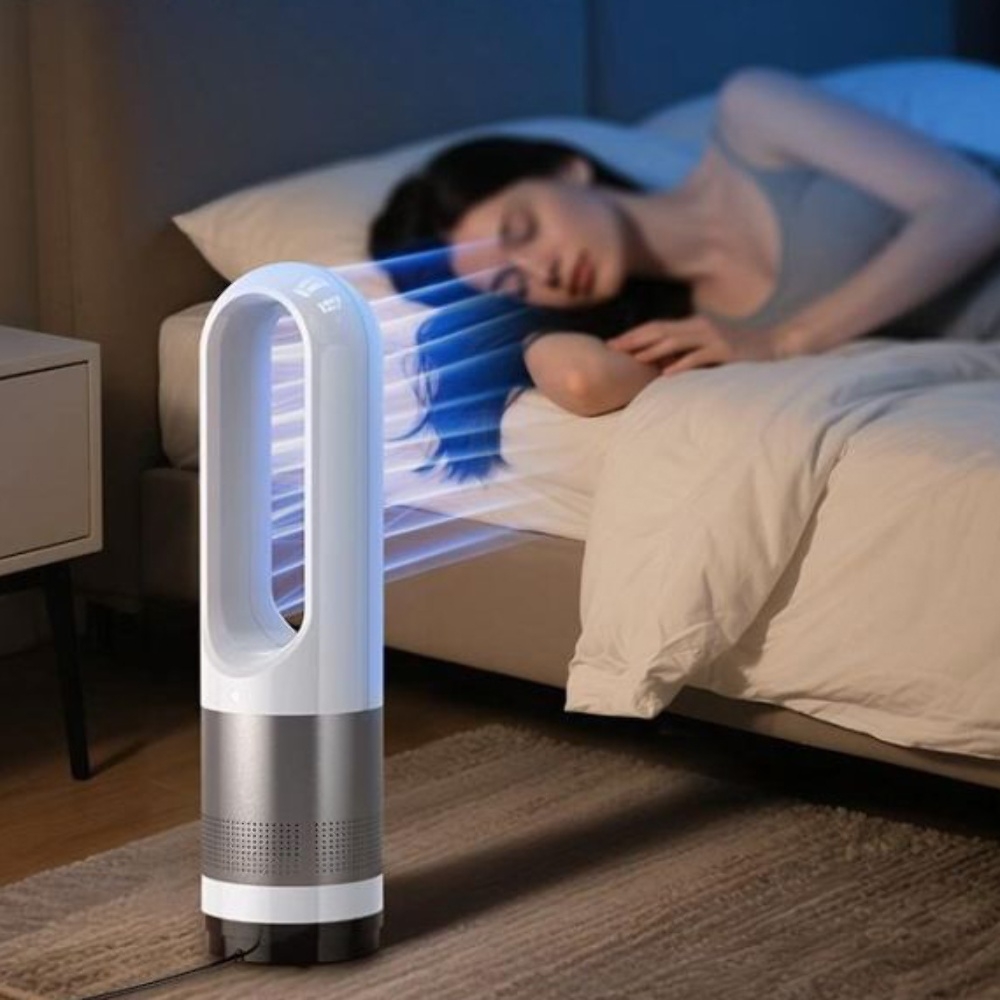 Напольный беспроводной вентилятор Hoco DF14 white