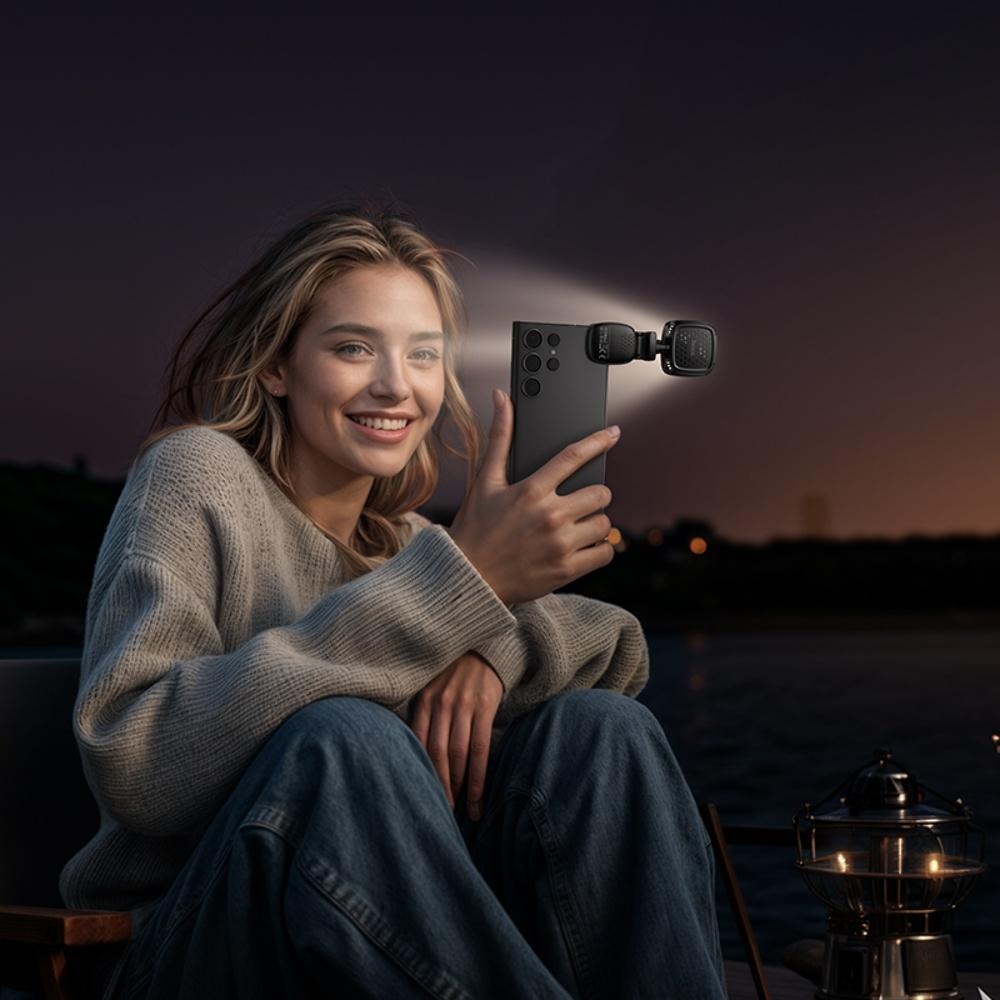 Портативная LED лампа для видеосъемки Hoco K28 black