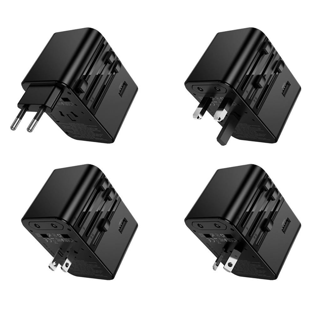 Сетевое зарядное устройство Hoco AC32 2 USB/ 3 Type-C PD 45W black