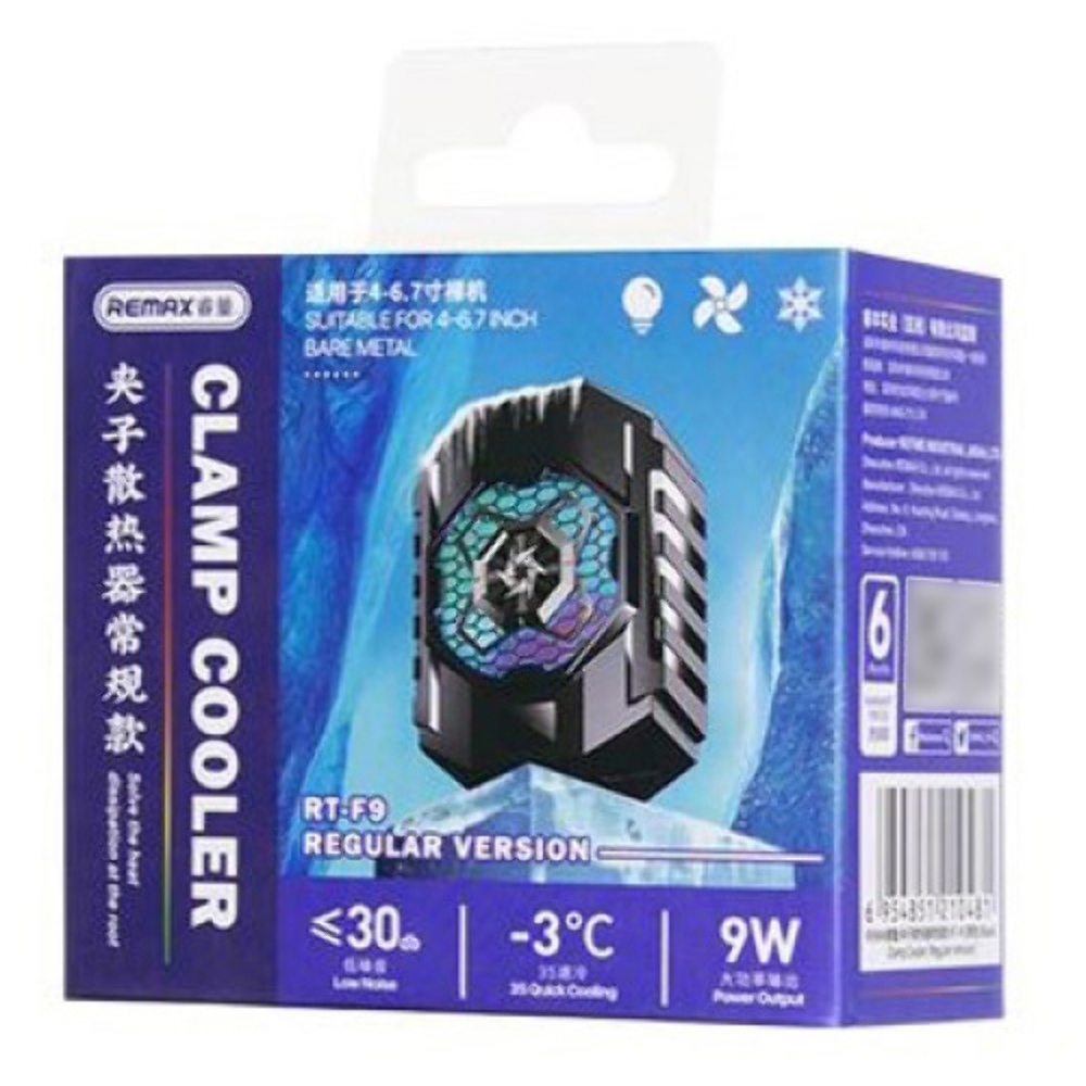Мобильный куллер Remax RT-F9 чёрный