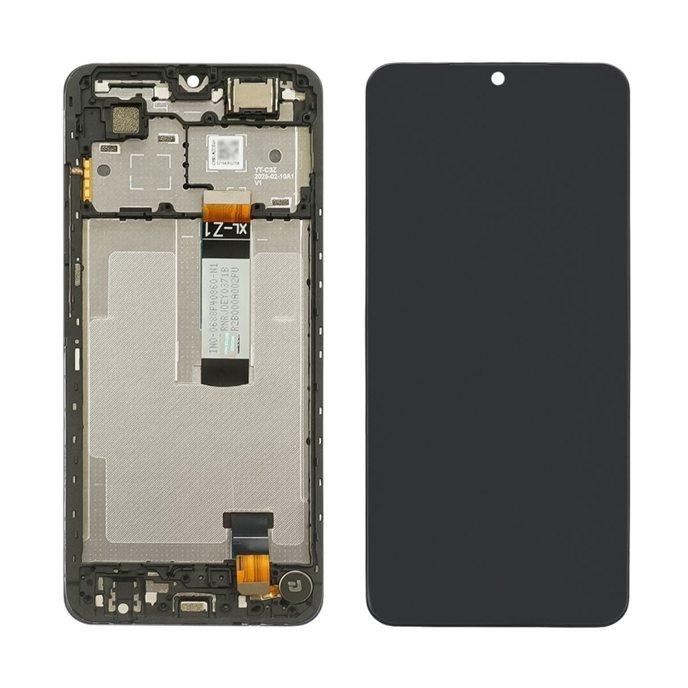 Дисплей для Xiaomi Redmi A5 (4G) с чёрным тачскрином и корпусной рамкой Service Pack