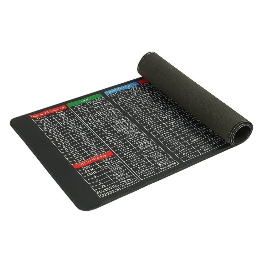 Игровая поверхность 800*300*2 mm с рисунком комбинации клавиш Windows black