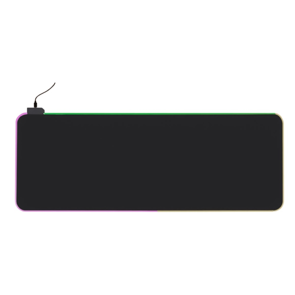 Игровая поверхность 800*300*4 mm с RGB подсветкой black