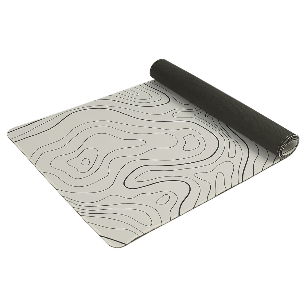 Игровая поверхность 900*400*2 mm, резиновое основание, white topografic