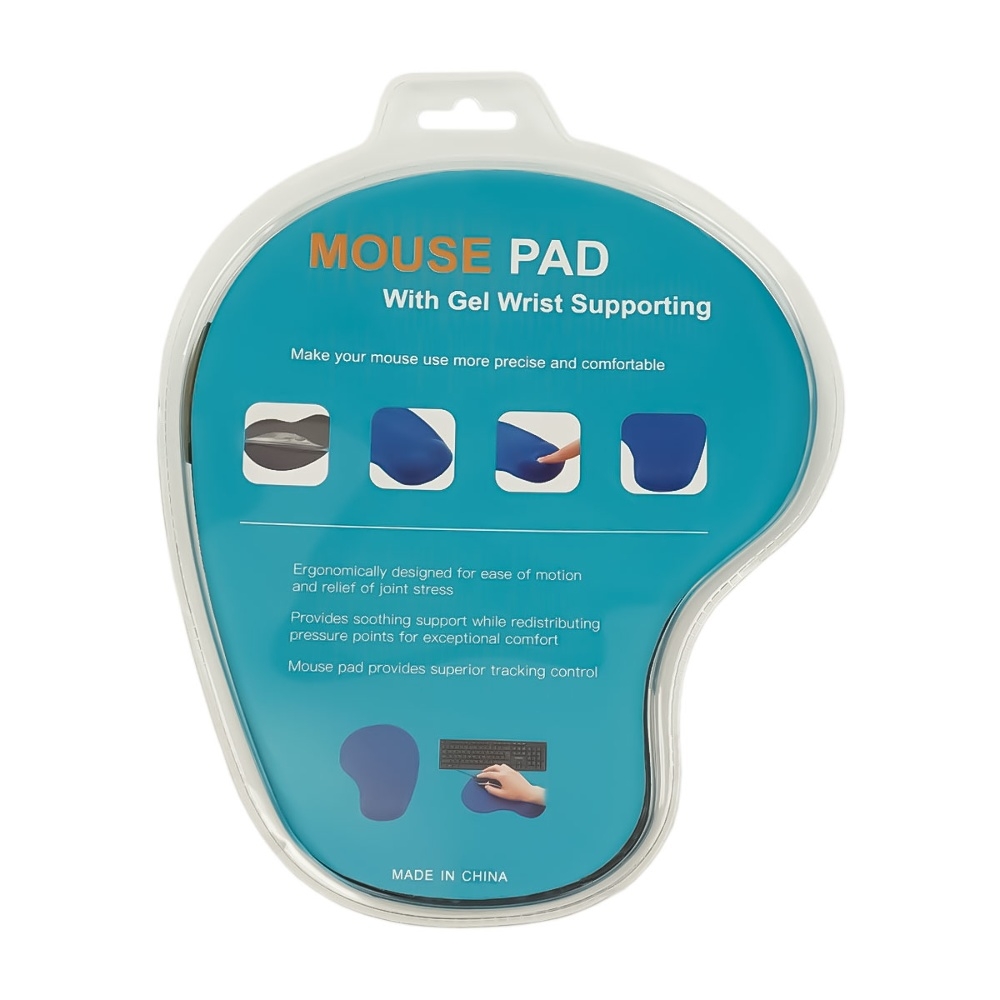 Коврик для мышки 230*190 mm с подушкой для запястья black