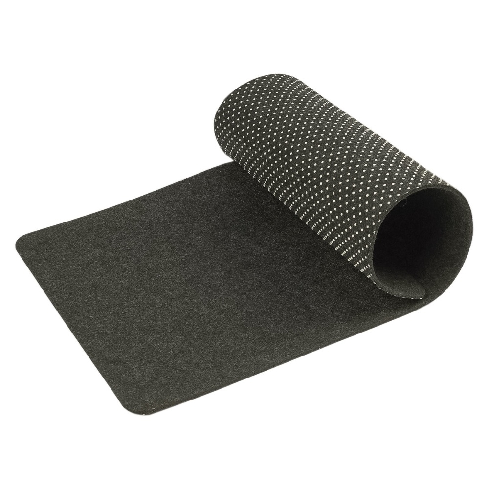 Коврик для стола 700*300 mm войлочный с антискользящей основой grey