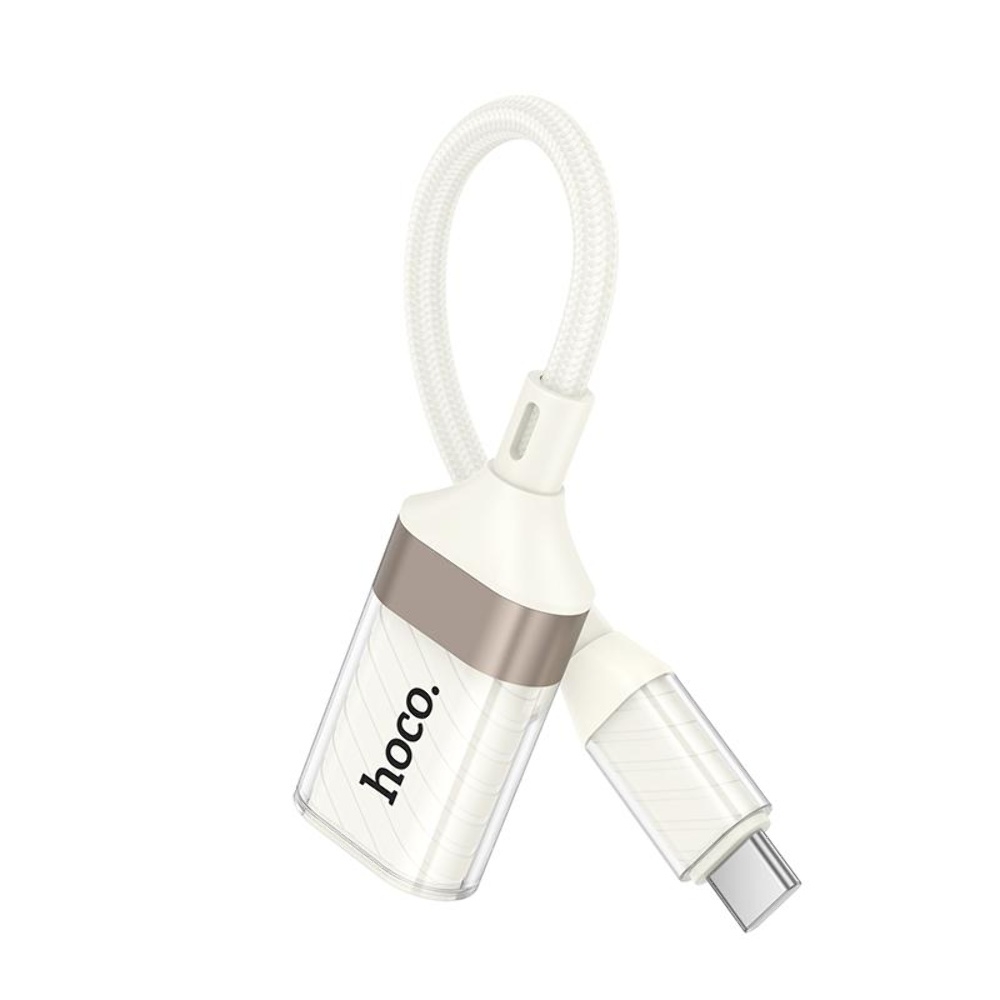 Адаптер переходник Hoco UA39A Type-C to USB 3.0 apricot