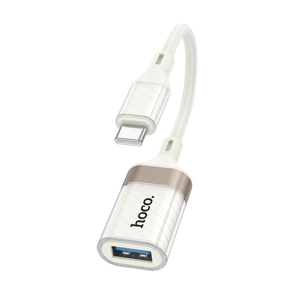 Адаптер переходник Hoco UA39A Type-C to USB 3.0 apricot