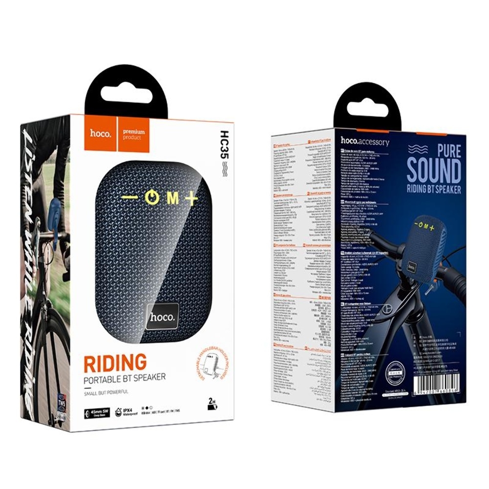 Портативная Bluetooth колонка Hoco HC35 navy blue