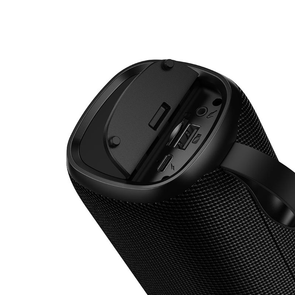 Портативная Bluetooth колонка Hoco HC36 с LED подсветкой black