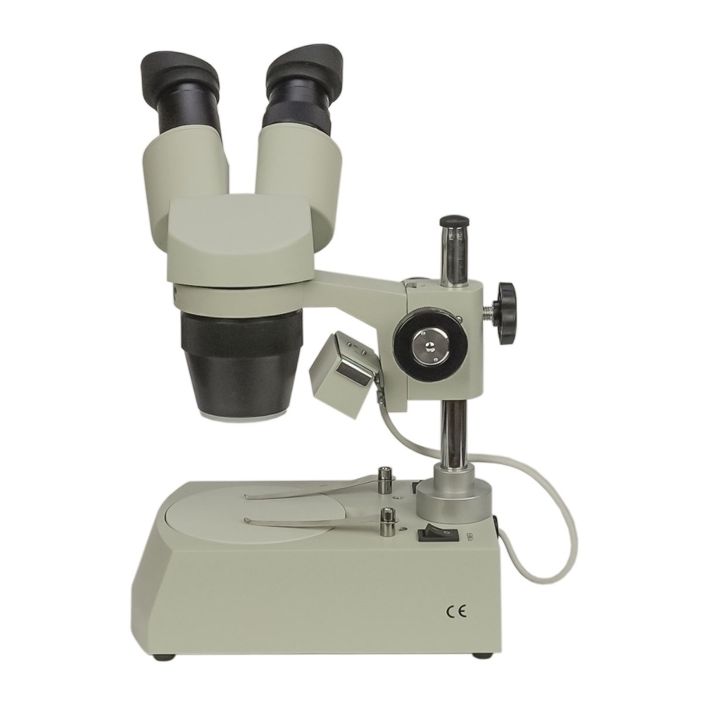 Микроскоп бинокулярный Aida A-4024/ XTX-3C-R (вращаемые окуляры, LED подсветка верх/низ, фокус 60-80 мм, кратность 20X/40X)