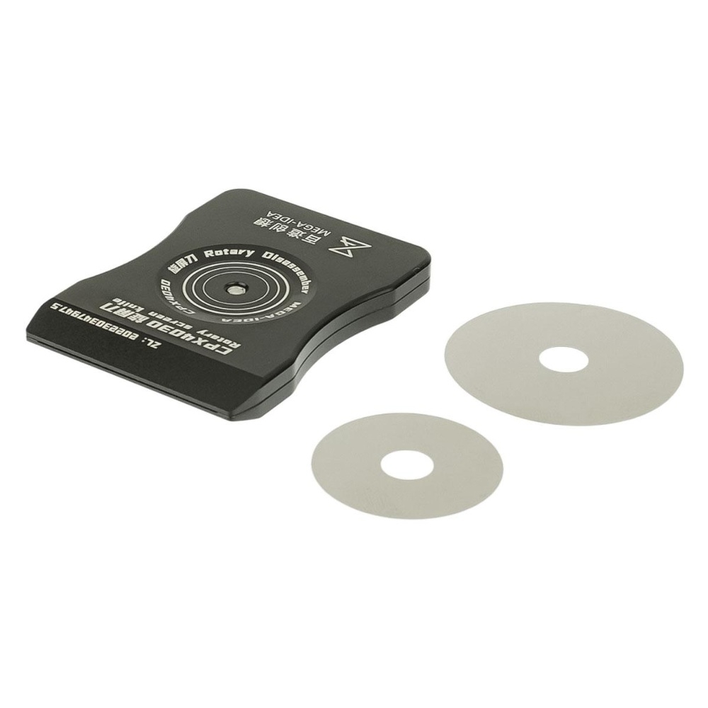 Дисковый нож Mega-Idea CPX4030 для отделения дисплев и задних крышек от рамки (2 лезвия: 0.05 мм х 30 мм, 0.05 х 40 мм)