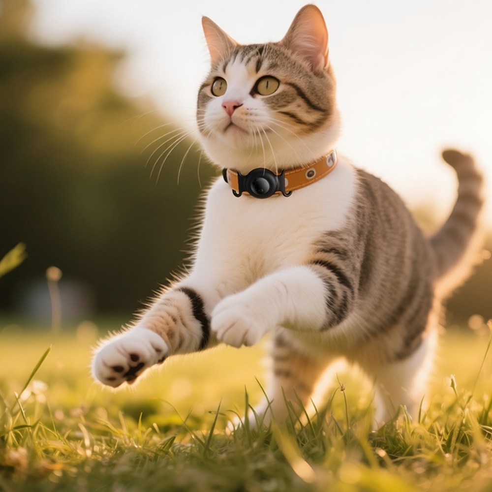 GPS-трекер Hoco E91C для домашних животных в комплекте с креплением white