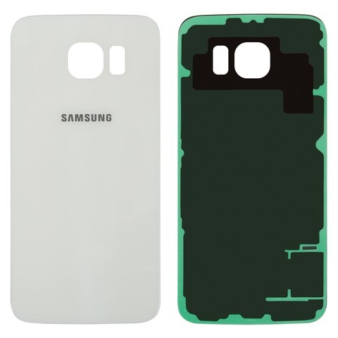 Задня кришка Samsung SM-G920 Galaxy S6, біла, Original (PRC) | корпус, задняя панель аккумулятора, АКБ, батареи