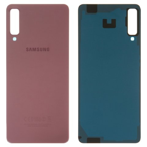 Задня кришка Samsung SM-A750 Galaxy A7 (2018), рожева, Original (PRC) | корпус, задняя панель аккумулятора, АКБ, батареи