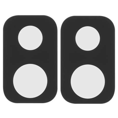 Стекло камеры Samsung SM-A605 Galaxy A6 Plus (2018), черное, без рамки, Original (PRC)