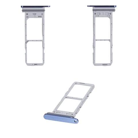 Тримач (лоток) SIM-карты Samsung SM-N980 Galaxy Note 20, синій, dual SIM, Original (PRC) | держатель СИМ-карты