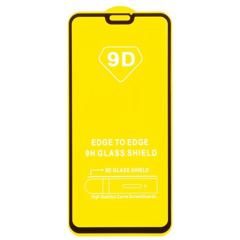 Захисне скло Huawei Honor 8X, Honor View 10 Lite, iNobi, Full Glue, клей на усій поверхні, сумісне з чохлом, без пакування, чорне | Закаленное защитное стекло