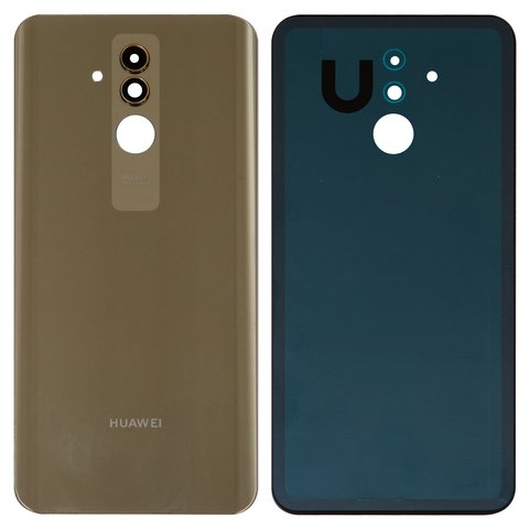 Задня кришка Huawei Mate 20 lite, золотиста, із склом камери, Original (PRC) | корпус, задняя панель аккумулятора, АКБ, батареи