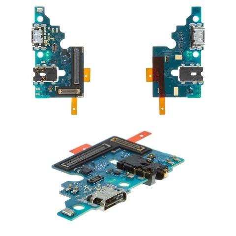 Плата зарядки Samsung SM-A515 Galaxy A51, шлейф коннектора зарядки, с микрофоном, High Copy