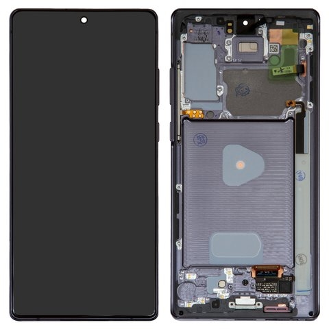 Дисплей Samsung SM-N980 Galaxy Note 20, SM-N981 Galaxy Note 20 5G, сірий, Mystic Gray | з тачскріном | в передній панелі | Original (PRC) | дисплейный модуль, экран