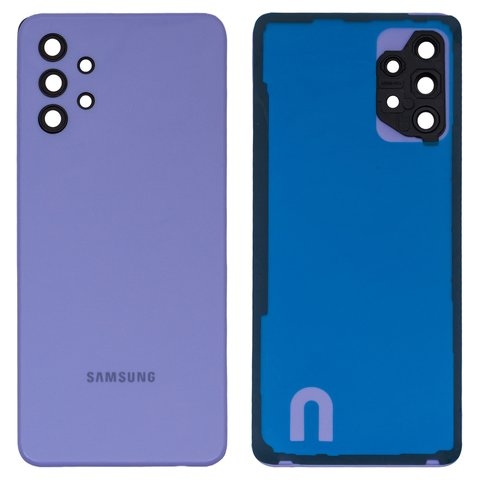 Задня кришка Samsung SM-A326 Galaxy A32 5G, фіолетова, із склом камери, Original (PRC) | корпус, задняя панель аккумулятора, АКБ, батареи