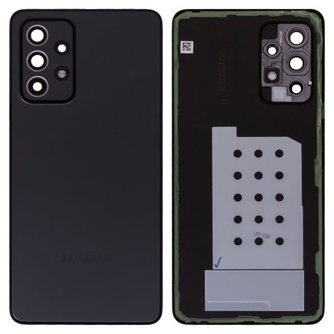 Задня кришка Samsung SM-A526 Galaxy A52 5G, чорна, Original (PRC) | корпус, задняя панель аккумулятора, АКБ, батареи