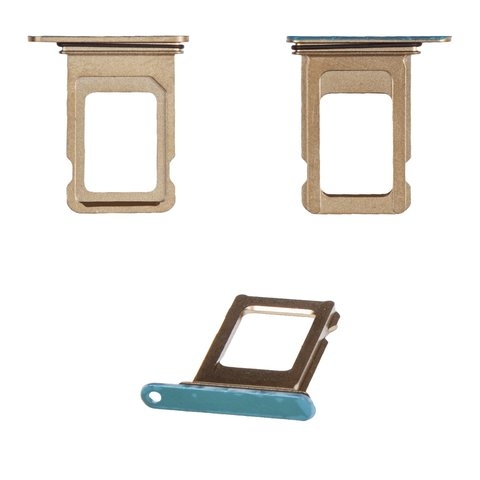 Тримач (лоток) SIM-карти для iPhone 13 Pro, золотистий, single SIM | держатель СИМ-карты