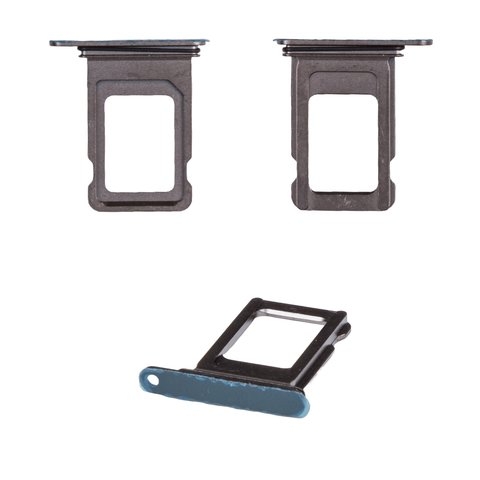 Тримач (лоток) SIM-карти для iPhone 13 Pro Max, сірий, single SIM | держатель СИМ-карты