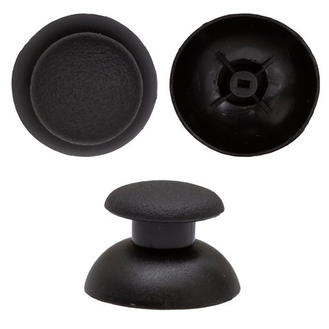 Стики аналогового 3D механизма Sony PlayStation 2, PlayStation 3, PS2, PS3, 2 шт., чорний, small hole 