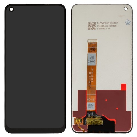 Дисплей Realme 7 (Global), чорний | з тачскріном | High Copy, IPS | дисплейный модуль, экран