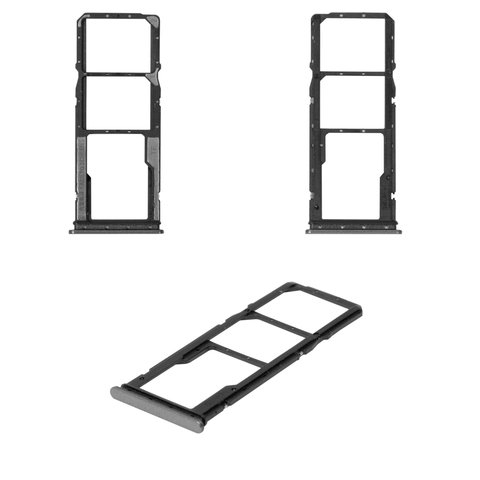 Тримач (лоток) SIM-карти Xiaomi Redmi 10C, сірий, graphite, сірий, Original (PRC) | держатель СИМ-карты